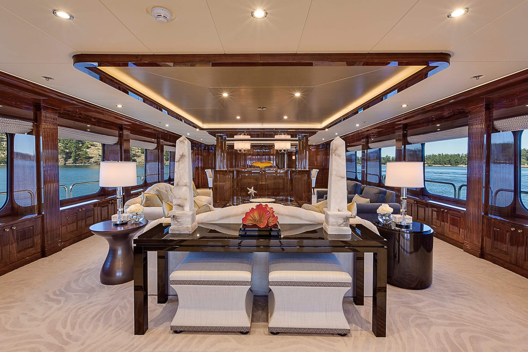 D'Natalin Luxury Yacht seating area