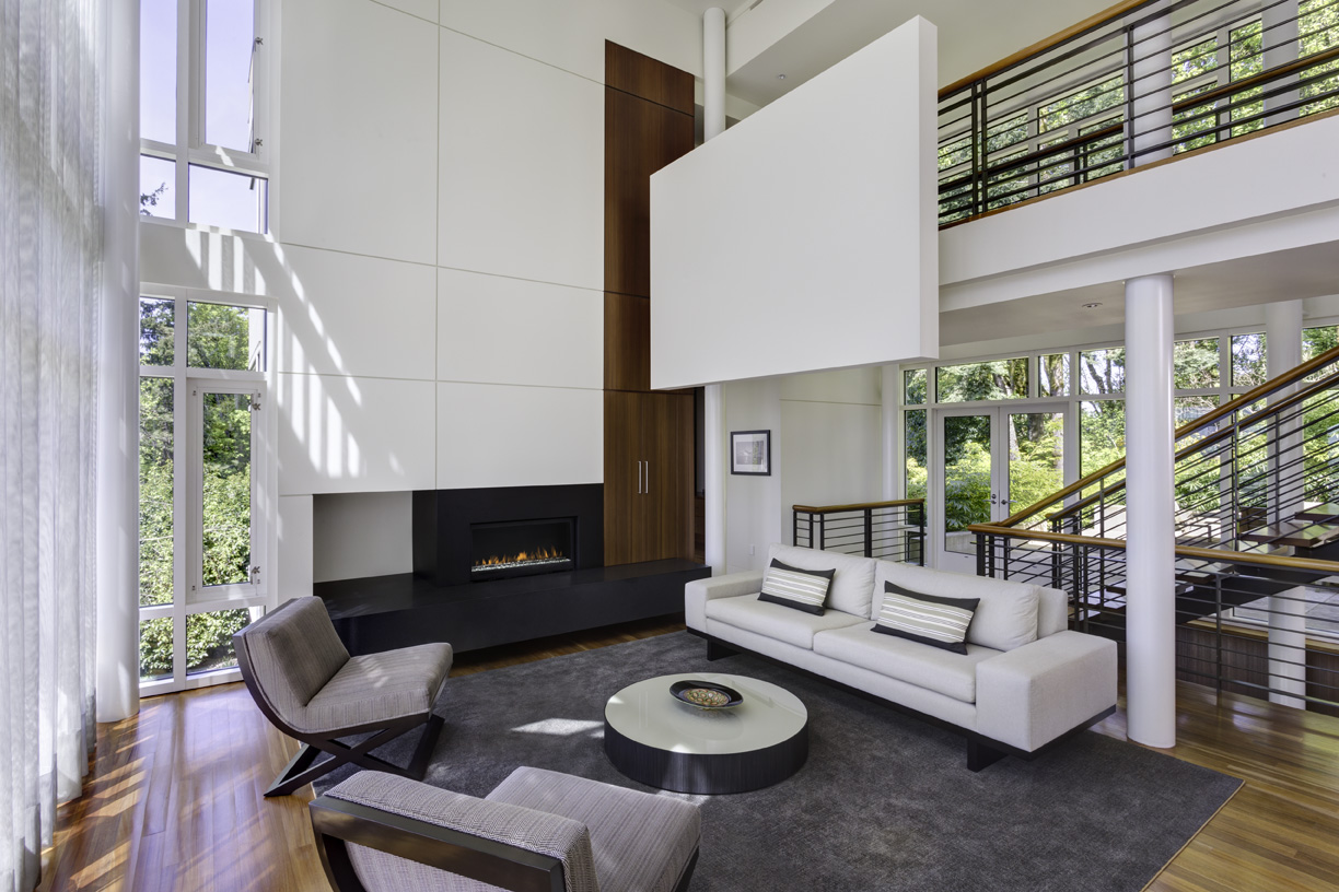 Hillside Residence Interior Living Area